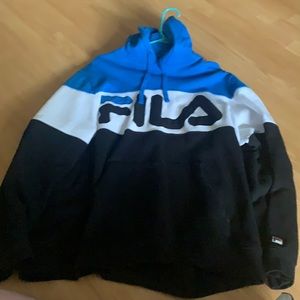 FILA XL colorblock hoodie